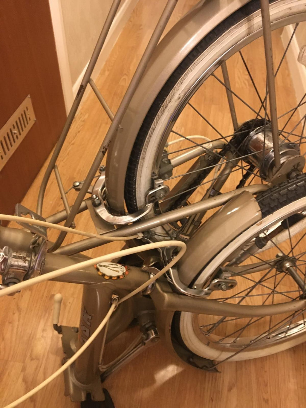 Vintage Ladies Bsa  Folding Bicycle  3-speed
