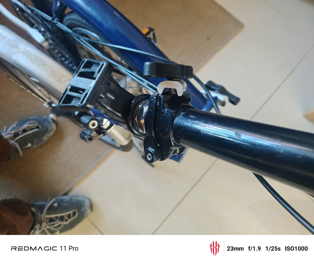 Brompton Folding Bicycle 3 speed rear rack and grip handle bars