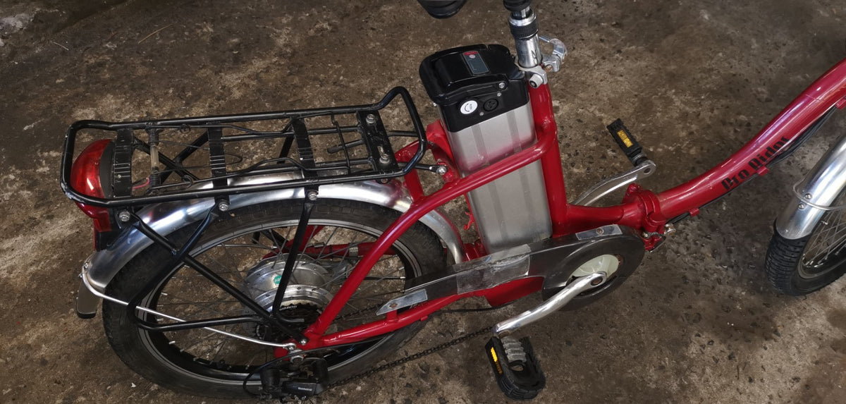 PRO-RIDER 20in E-Folding Bike 250W 36V 25km/h red