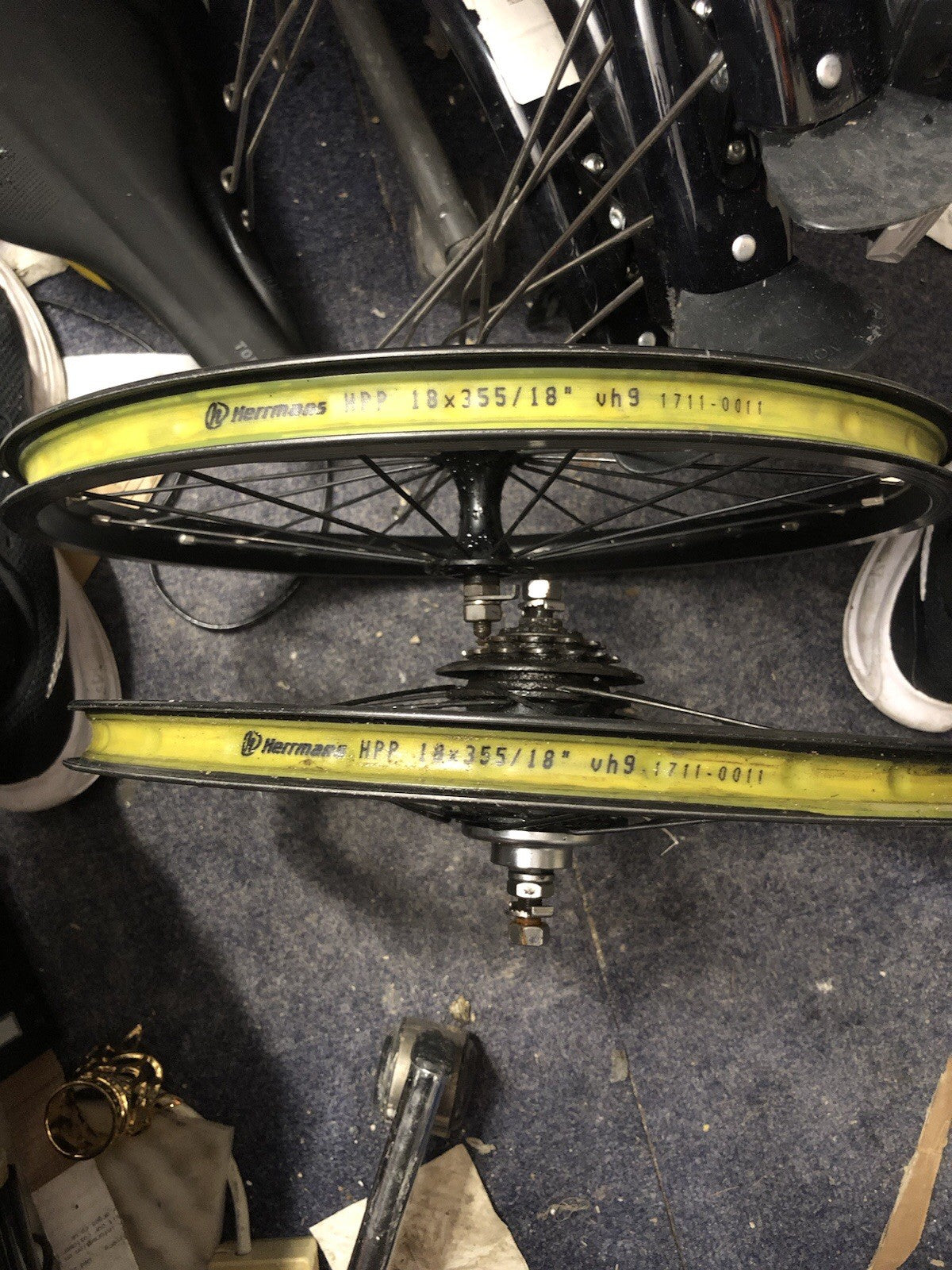 Herrmans HPP bicycle rims.  small-wheeled folding bicycles like Brompton