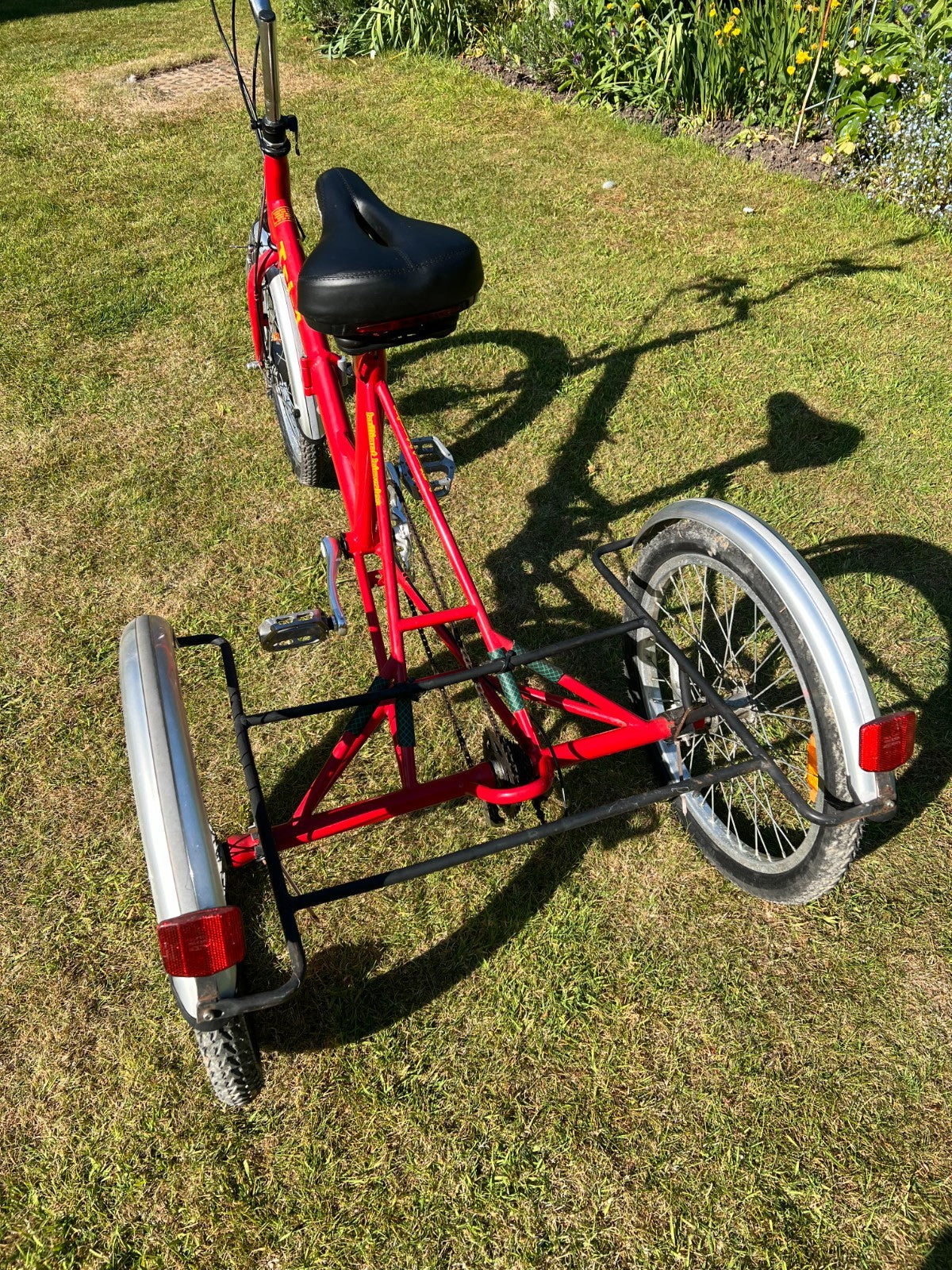 Adult folding tricycle Pashley Tri 1, red, good condition