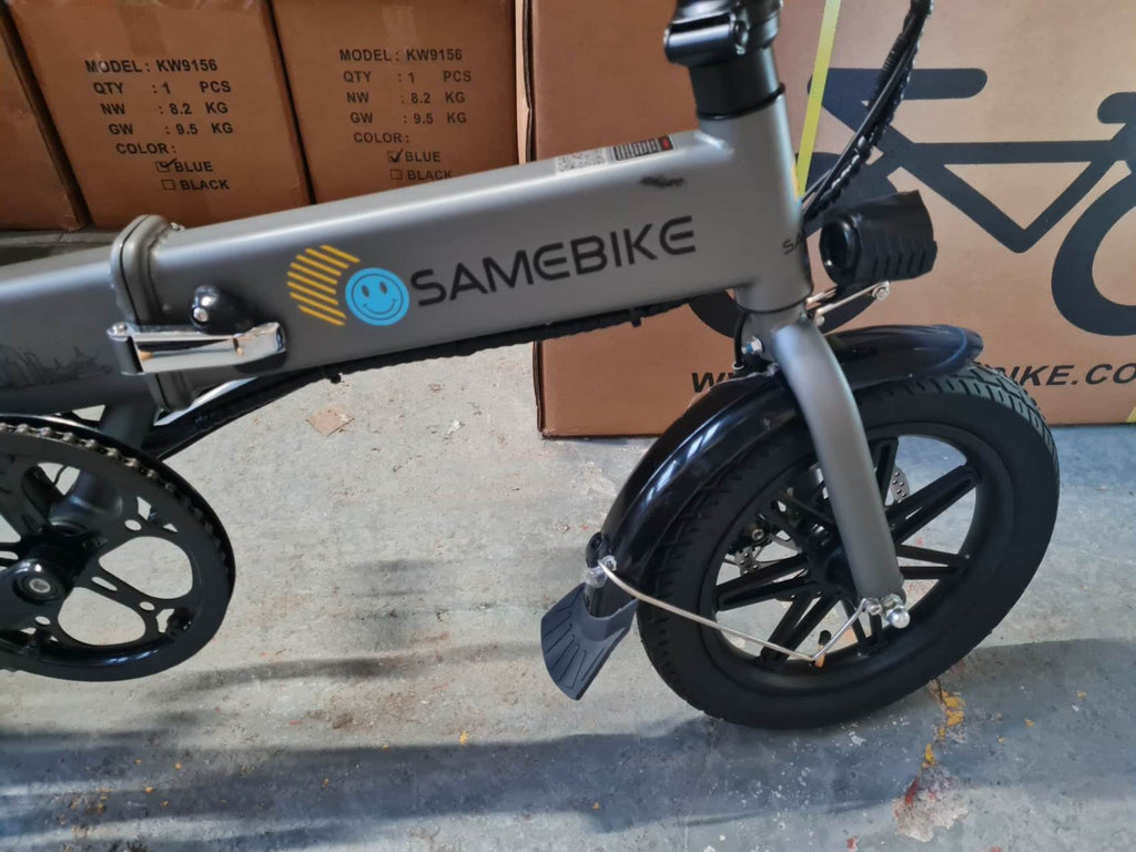 14" All-Terrain Folding bike, 36V 7.8Ah Battery, 25KM/h, Full Disc-U14R Grey