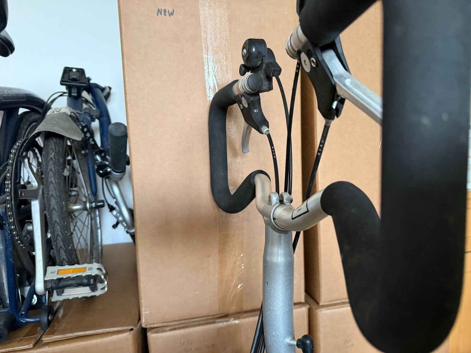 Brompton P6R folding bicycle Black/Silver