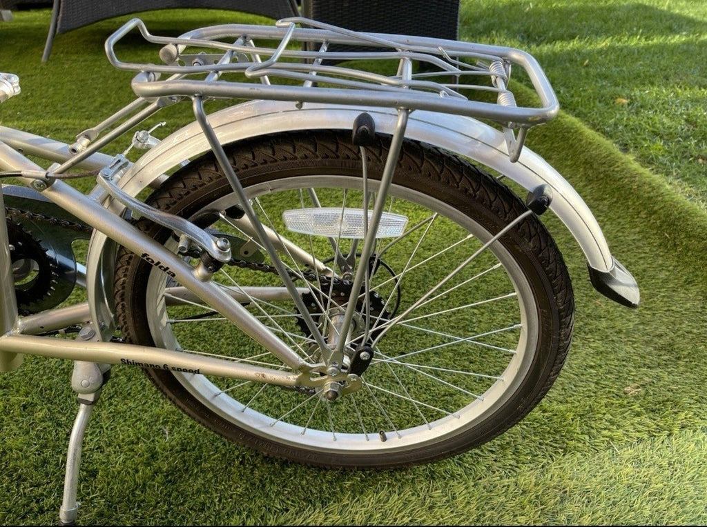 Ammaco Unisex City Folding Bike 20 Inch 6 Speed Bicycle Beautiful Color
