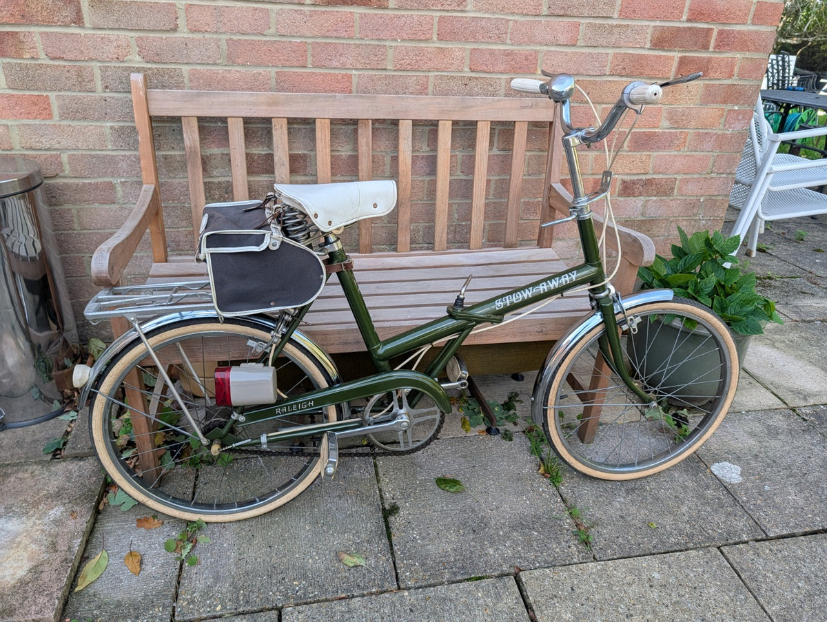 Raleigh Stowaway Twenty  Shopper bike folding bike 1977 good original survivor