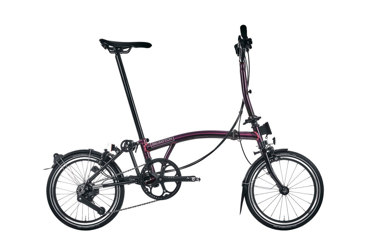 Brompton P line 4 Speed Amethyst Lacquer Mid - M4L - RRP £2539 - World Delivery