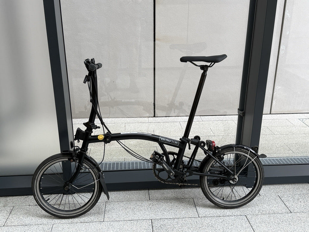 brompton folding bike 6 speed c line