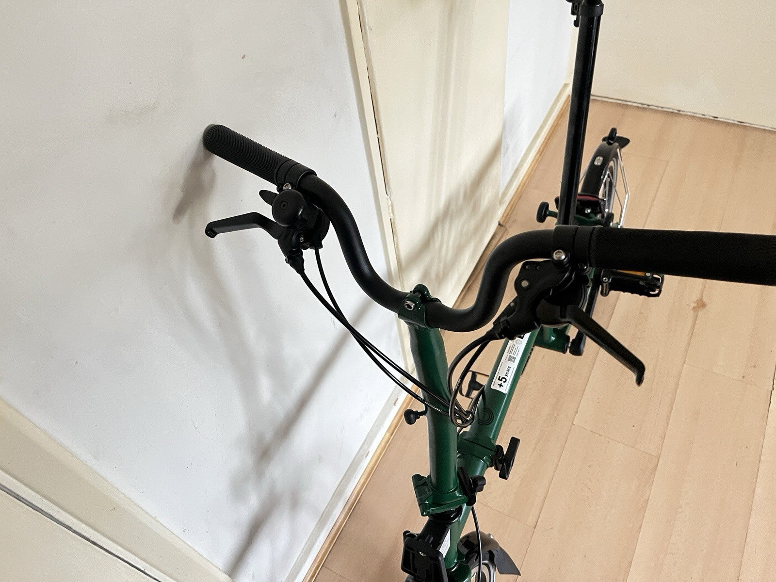 Brompton C Line Explore 6-Speed, 2025, Green, Black Edition, Mid Handlebar, New