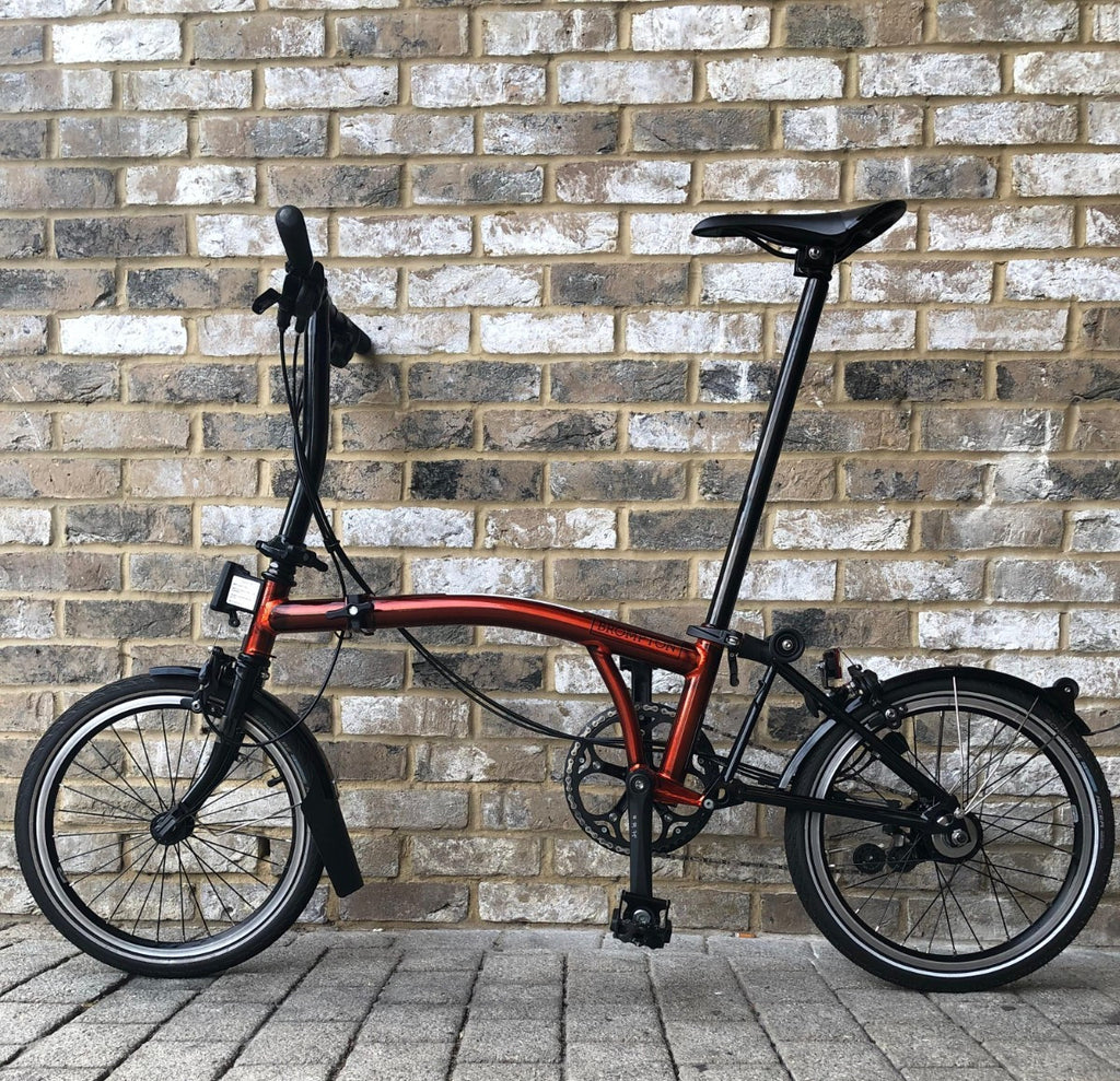 Brompton Flame Lacquer (Black Edition) S6L - WORLDWIDE SHIPPING - new was £1679