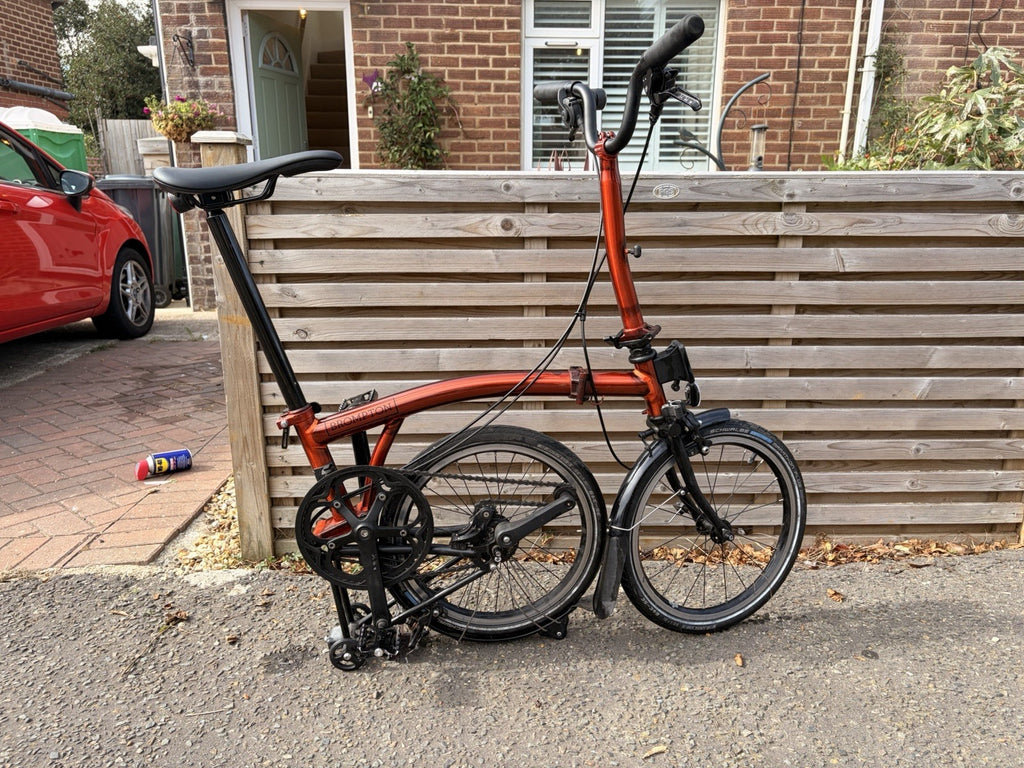 Brompton M4L P Line Urban 2024 Flame Laquer