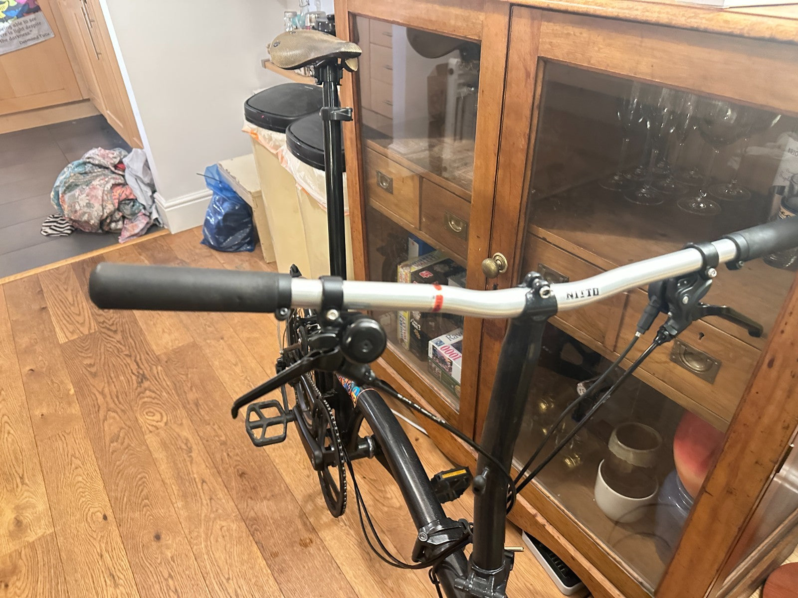 Brompton  P Line 4 Speed Folding Bike, Low Bar, upgraded Parts & Metro Bag