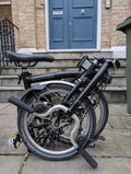 Brompton C Line mid 6 Speed M6L Folding bicycle in Black -used recently serviced