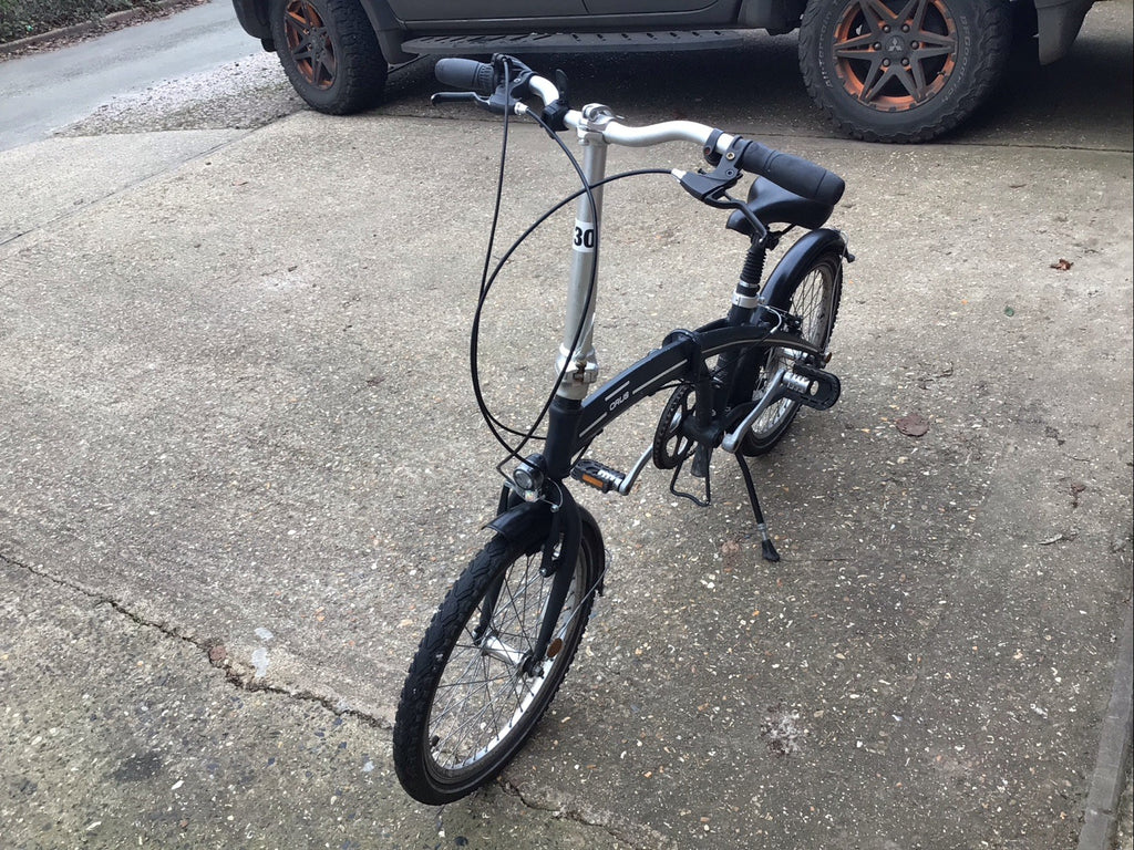 Orus Folding Bicycle-grey