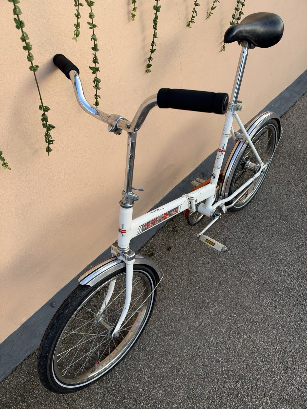 Vintage 70’s Auto-Mini Folding Bicycle Bike Cycle Fold Up Folder Compact London