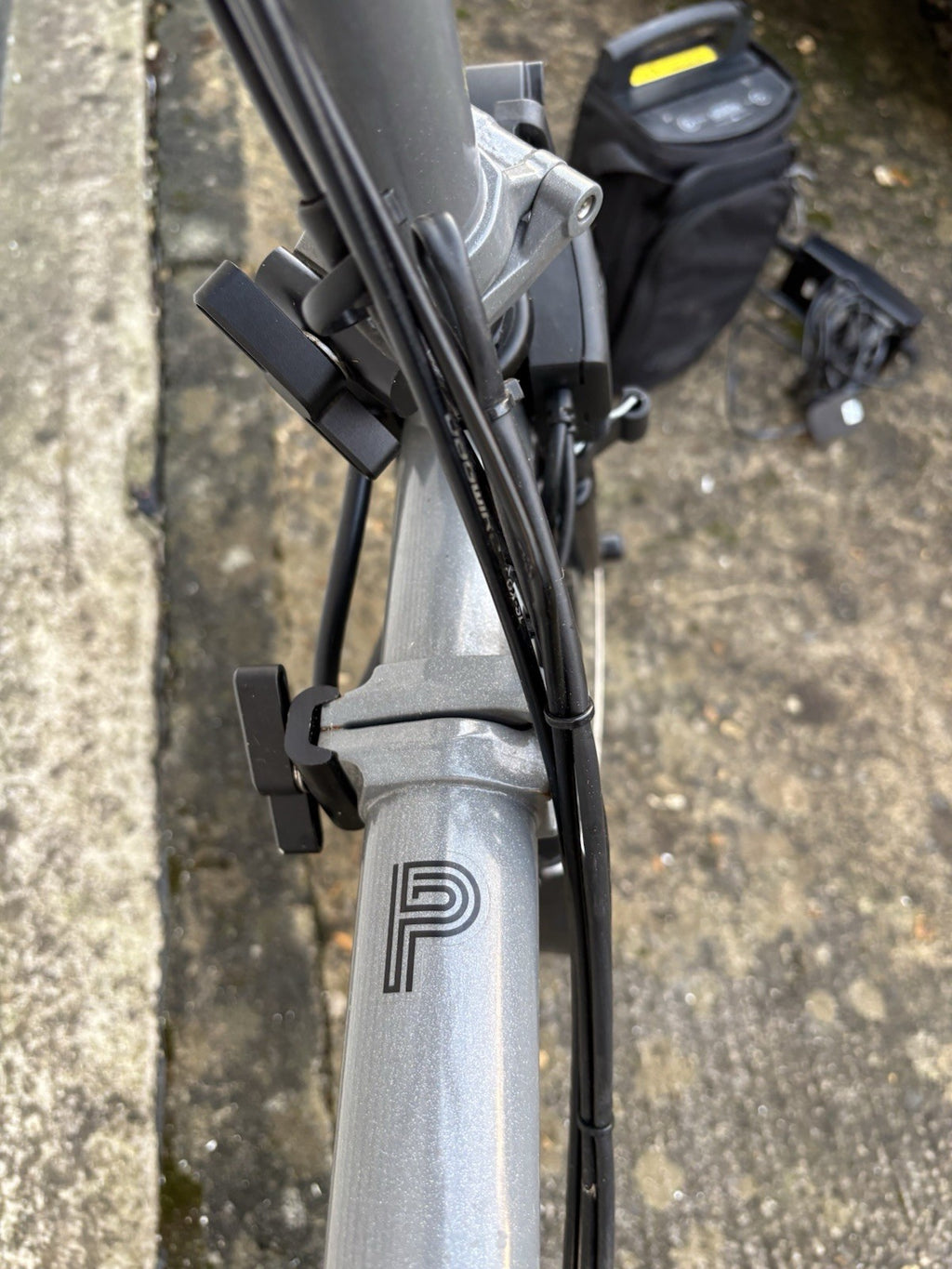 Brompton P Line Urban Electric – Grey – very little use