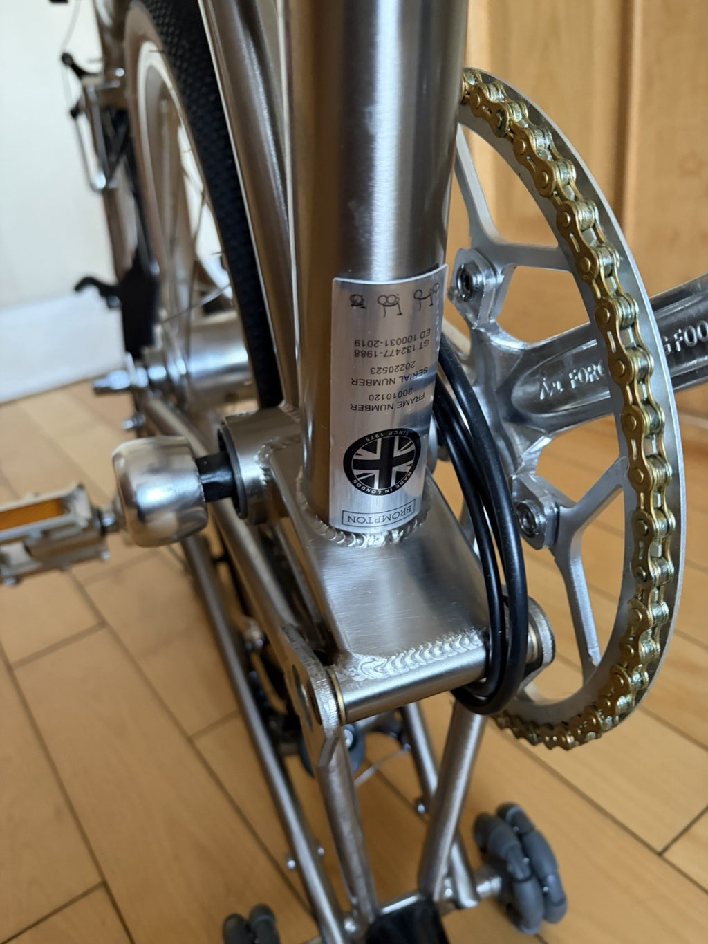 3Sixty  Folding Bicycle Brompton Replica Commuting Bike