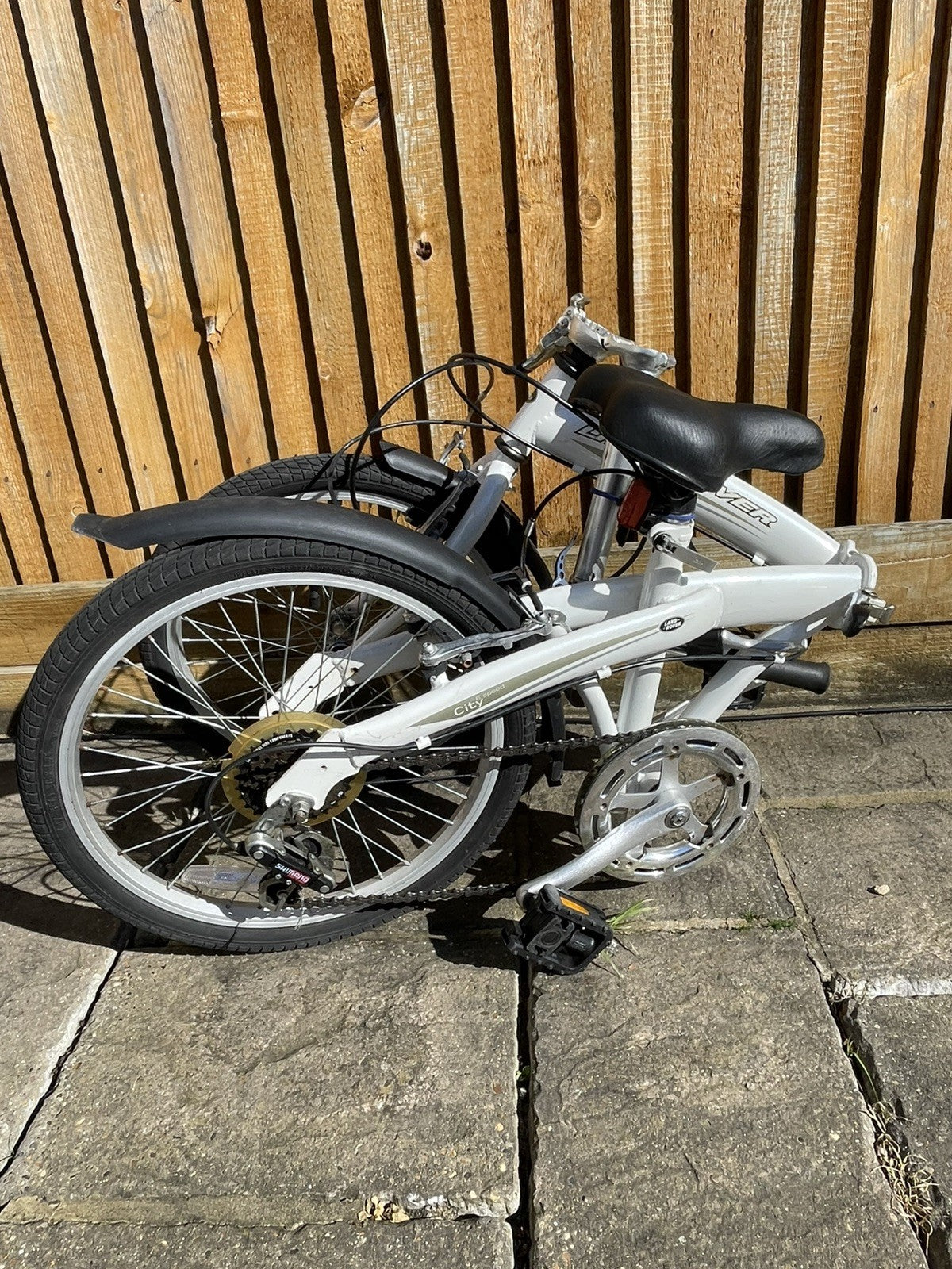Two Land Rover City Lite Folding Bike 6 Speed Bicycle Fully Ridable With Cases
