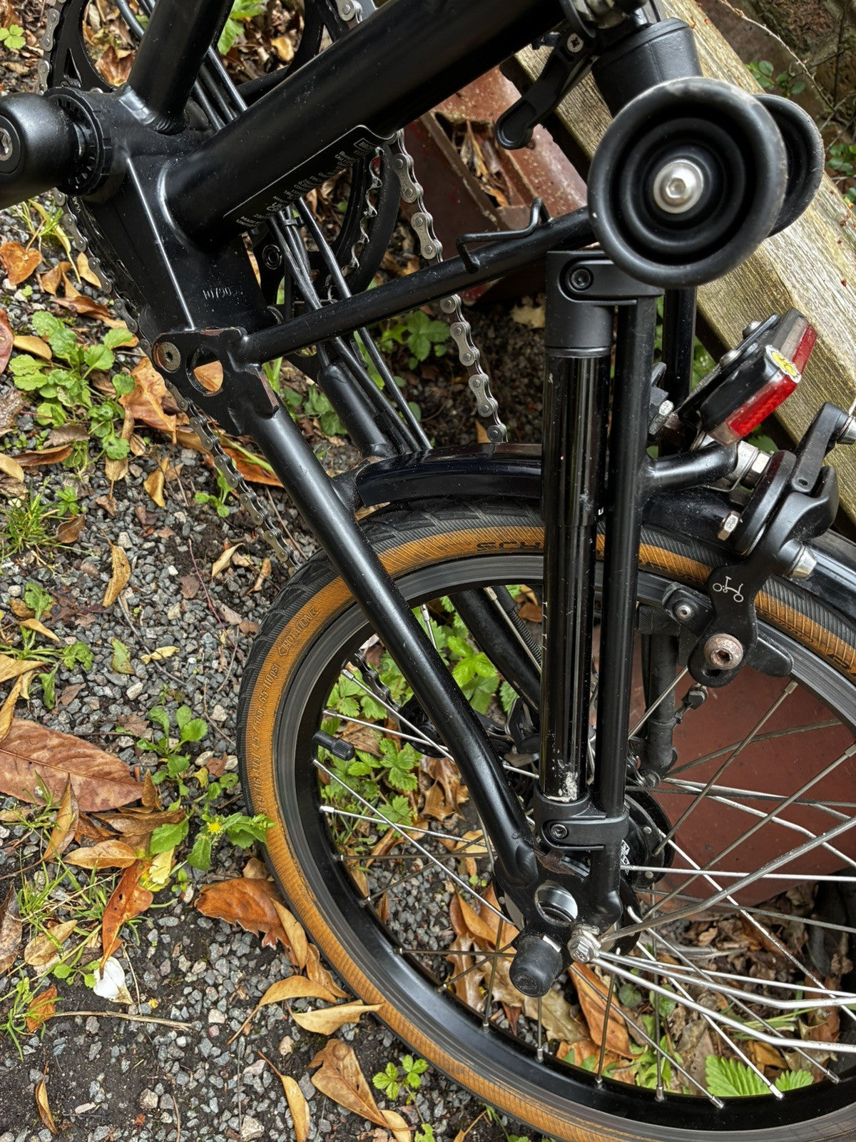 Brompton E Folding Bike - C Line 6 speed (Black) plus extras