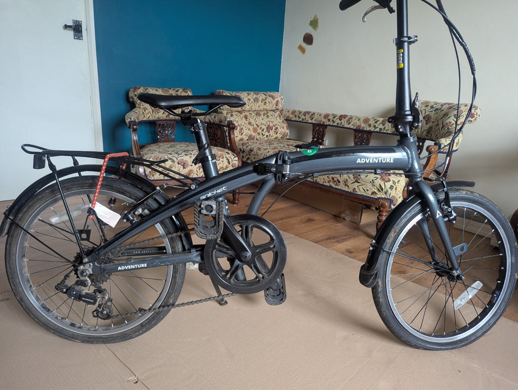 Folding bike Adventure Snicket with adjustable seat height and 7 speed