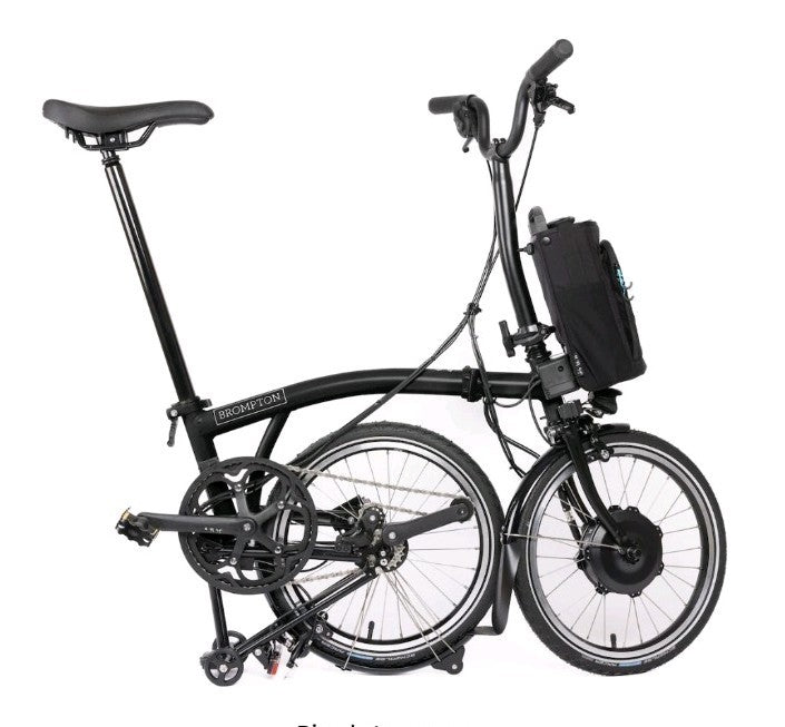 Brompton Electric C Line 12-speed - Mid Handlebar - Folding Bike