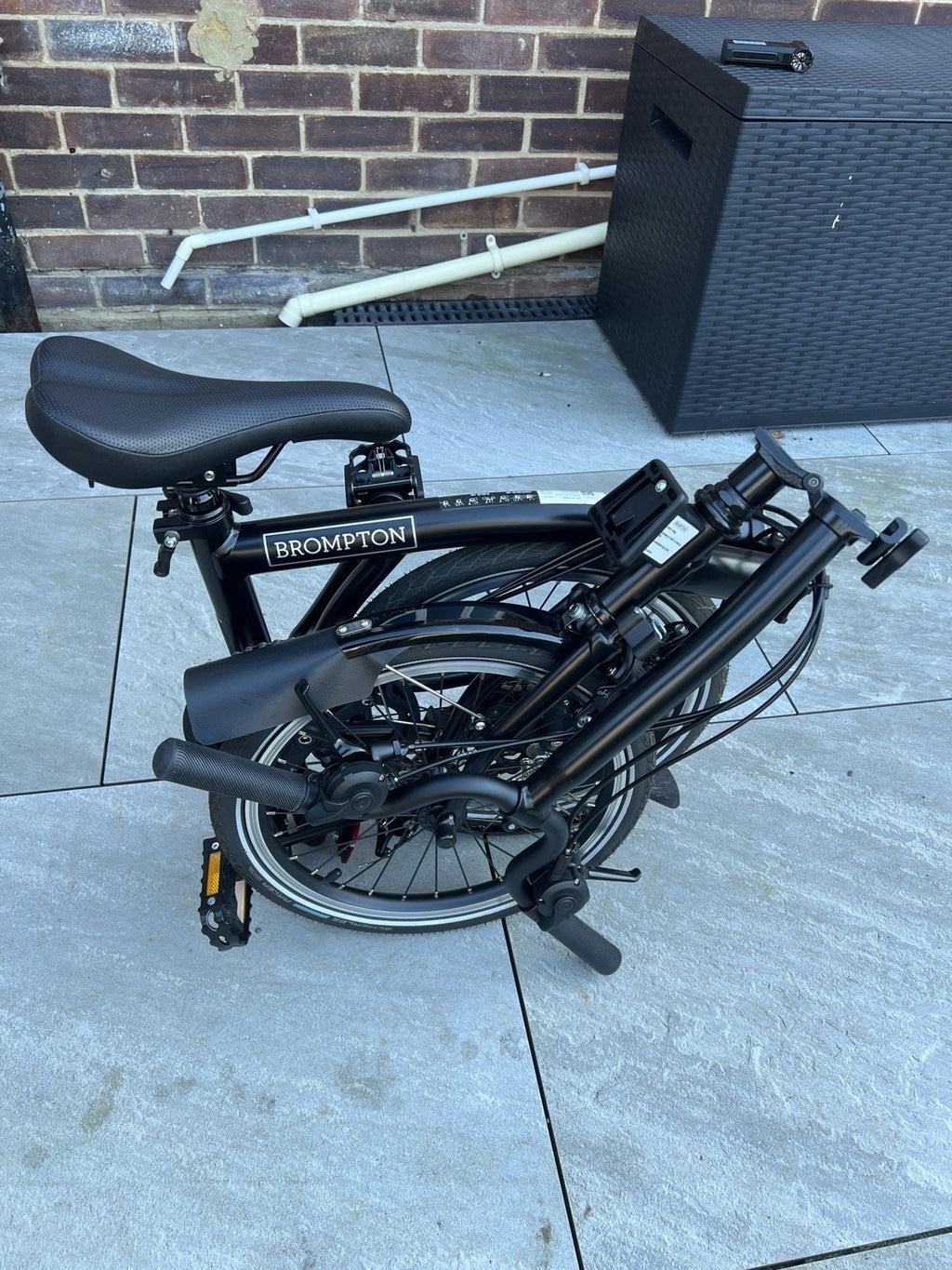 Brompton C Line 6-Speed High Handle 2025 - Matt Black