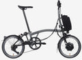BROMPTON ELECTRIC P LINE 4 SPEED FOLDING BIKE IN GREY SPARKLE