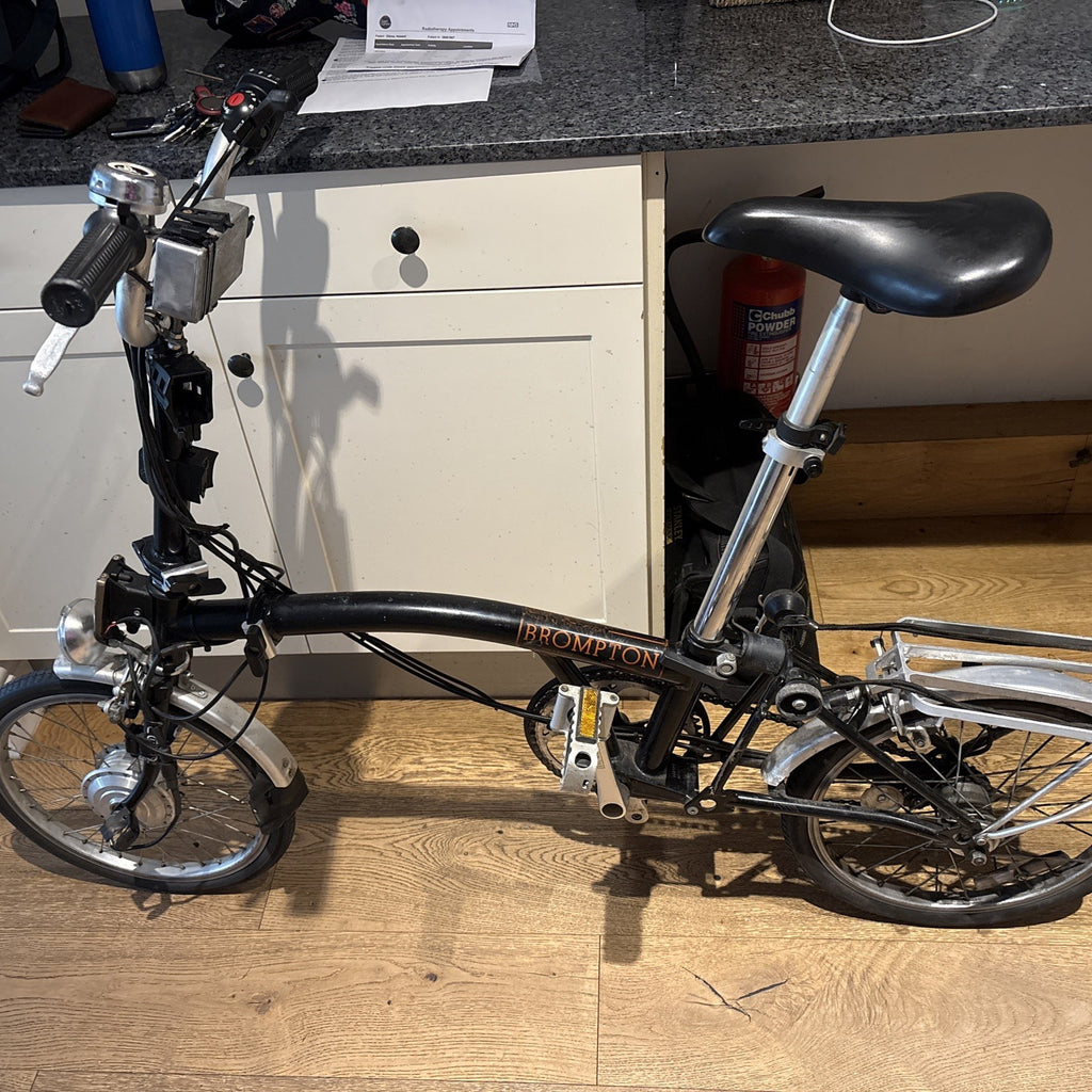 Brompton Folding Bike With Electric Nano Conversion ( 6 speed)