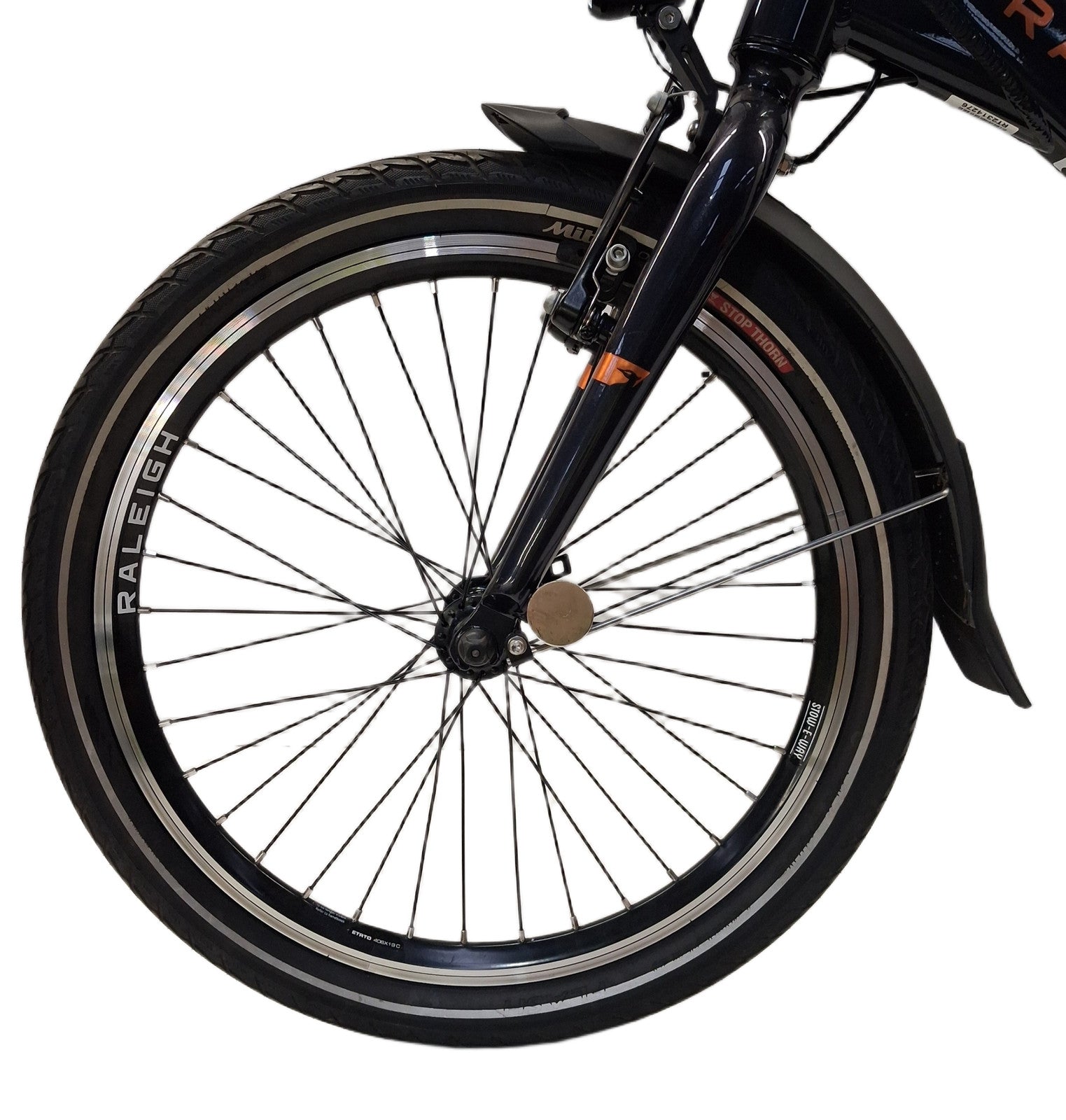 Raleigh Stow-E-Way Compact Lightweight Folding E--Bike - Black (Used/Scratched)