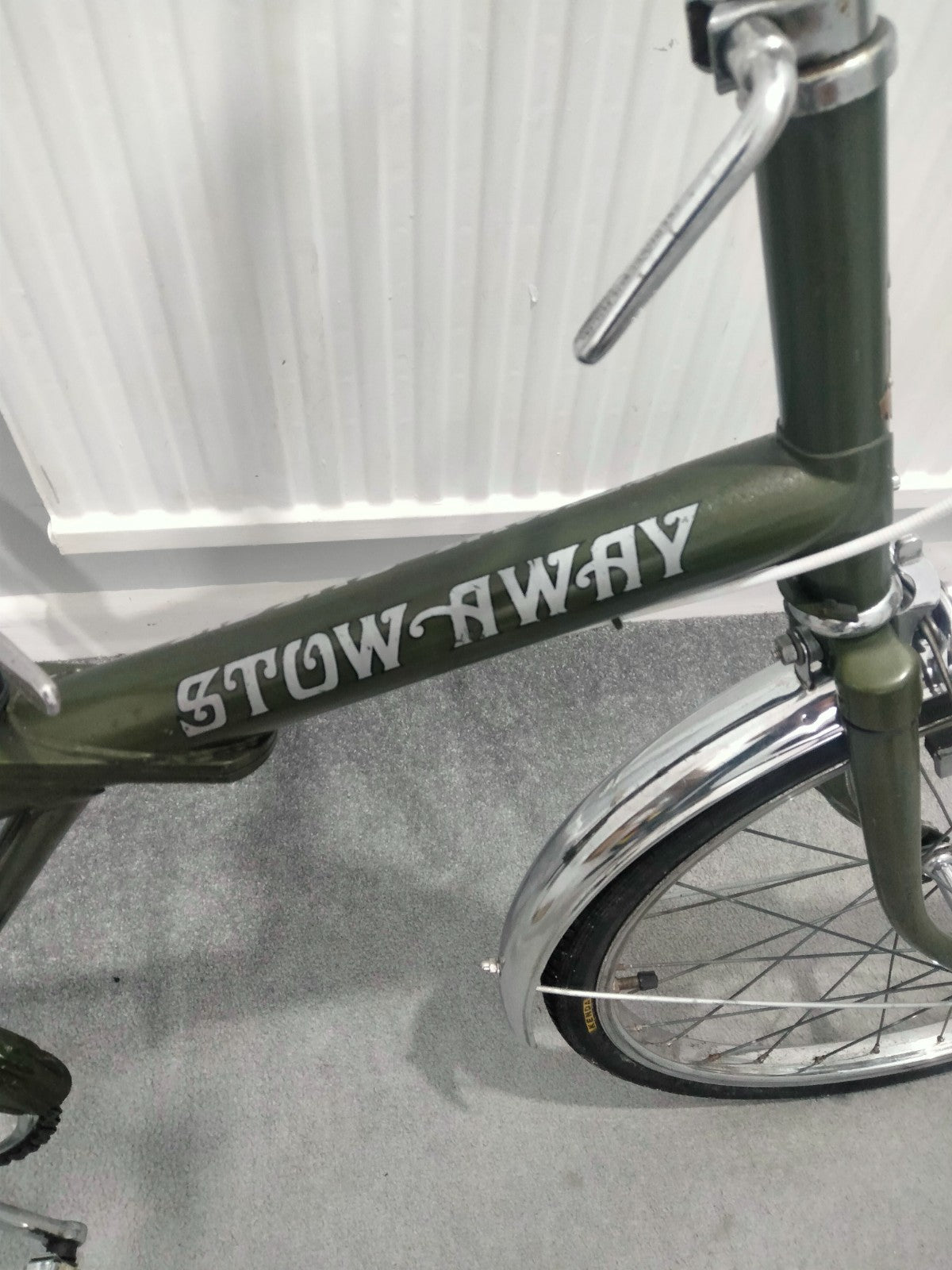 raleigh stowaway folding bike