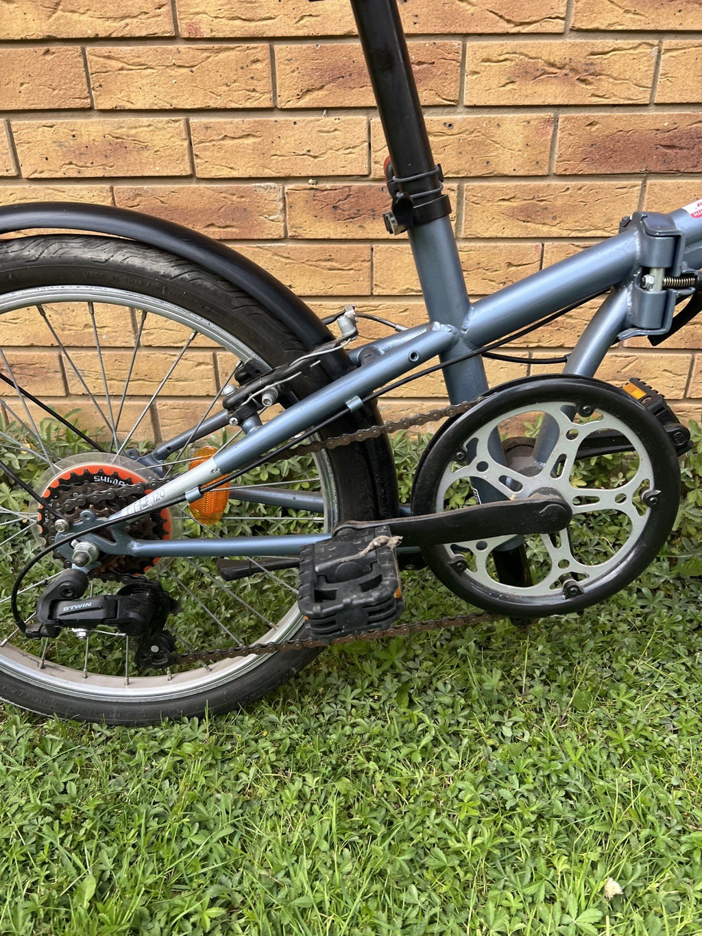 BTWIN Folding Bike 120 Blue/Grey RRP £280 Happy to Ship