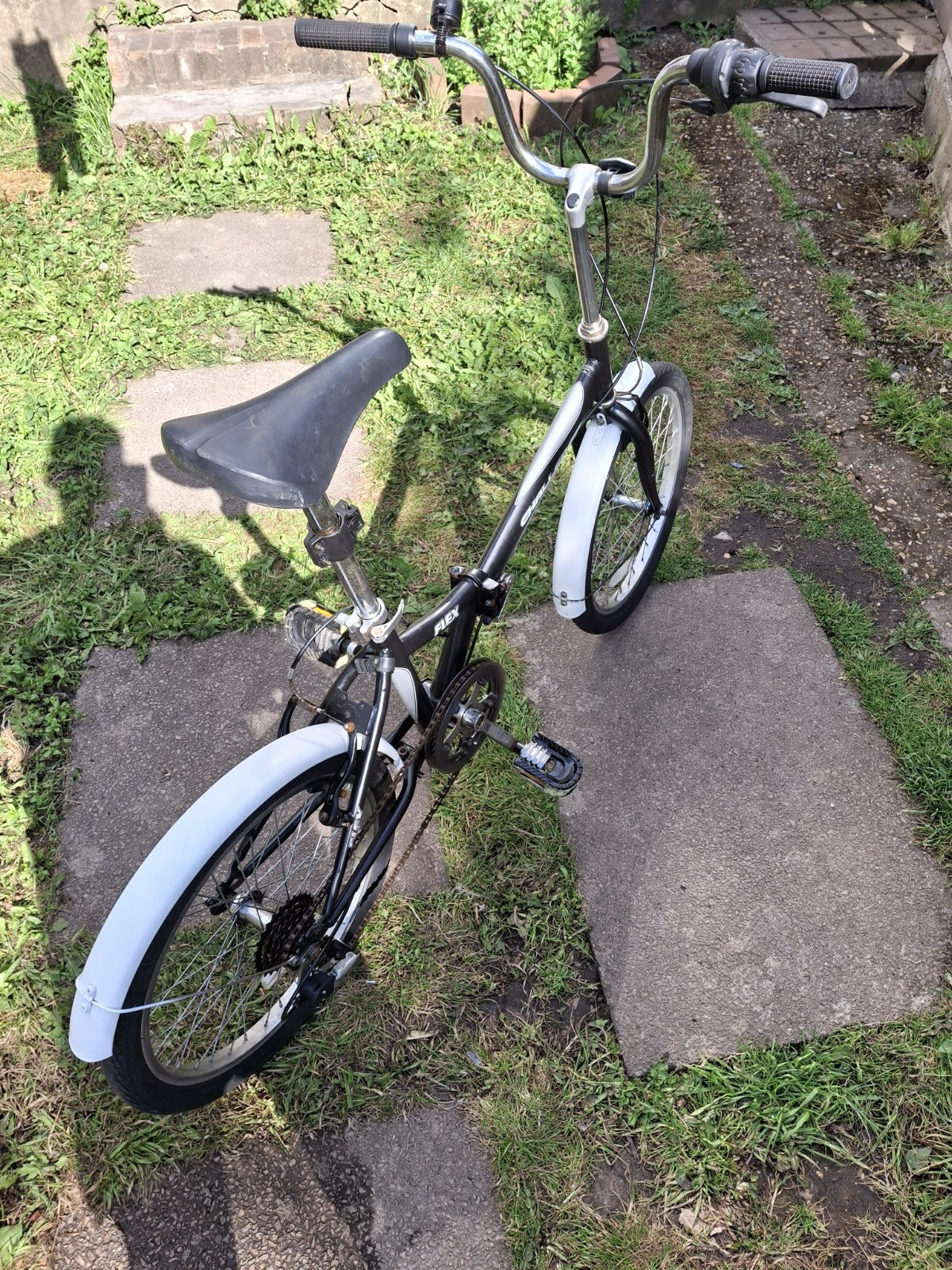 Challenge Flex Folding Bike Black, for Commuting and Camping