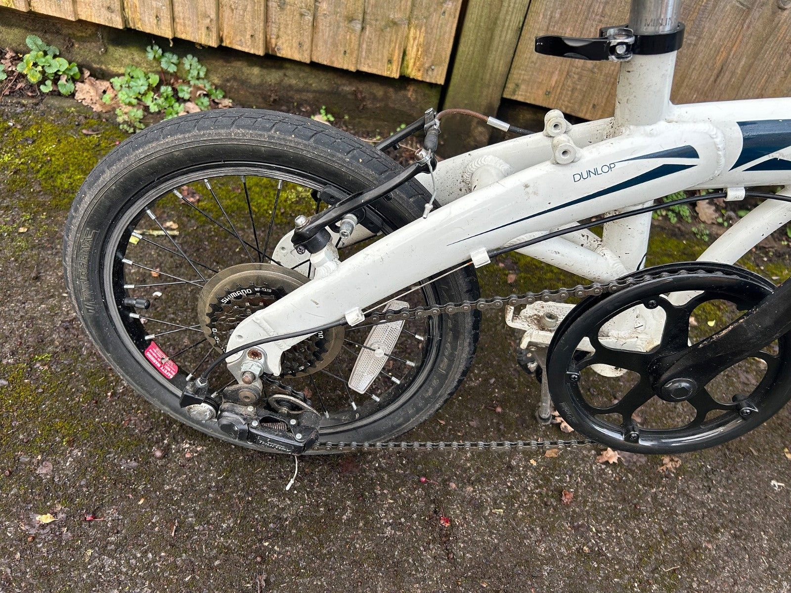 Dunlop folding foldup bike bicycle 6 speed