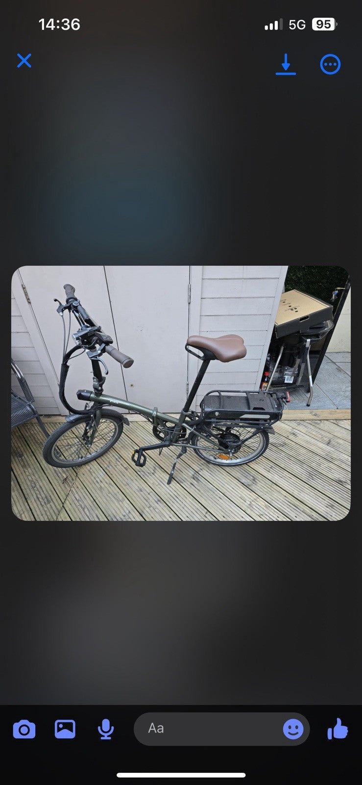 B-Twin Foldable Bicycle