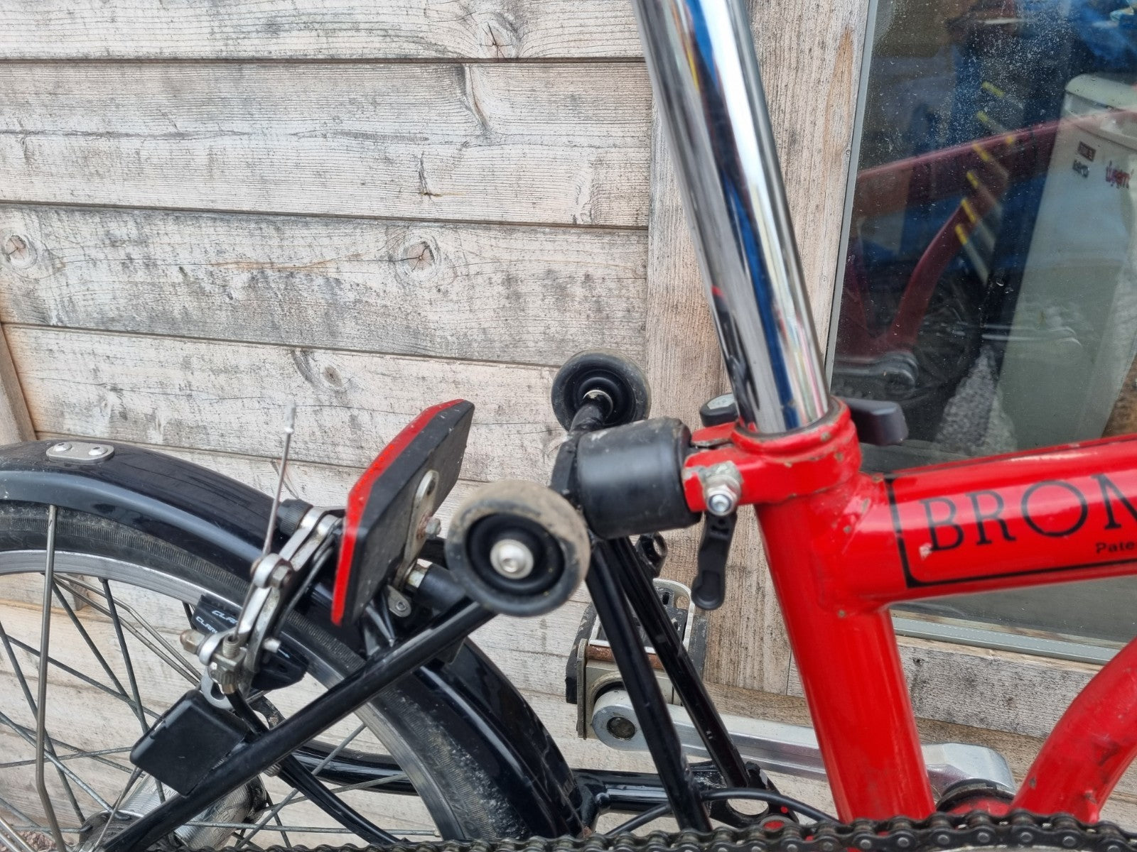 Brompton red, 7 speed