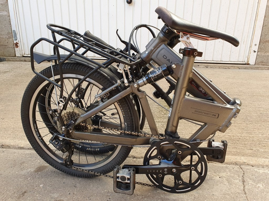 Dahon Jetstream P8  Folding Bike 20"  Full Suspension rack mudguards