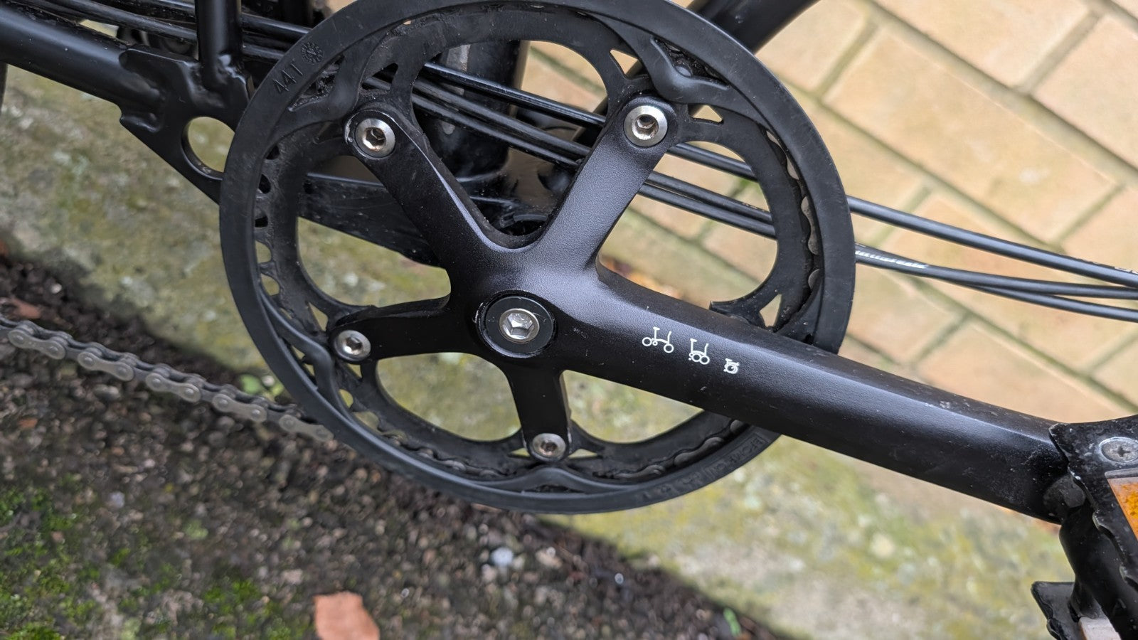 Brompton S6L - Black Edition - Brooks Saddle - Brass Upgrades -  6 Speed