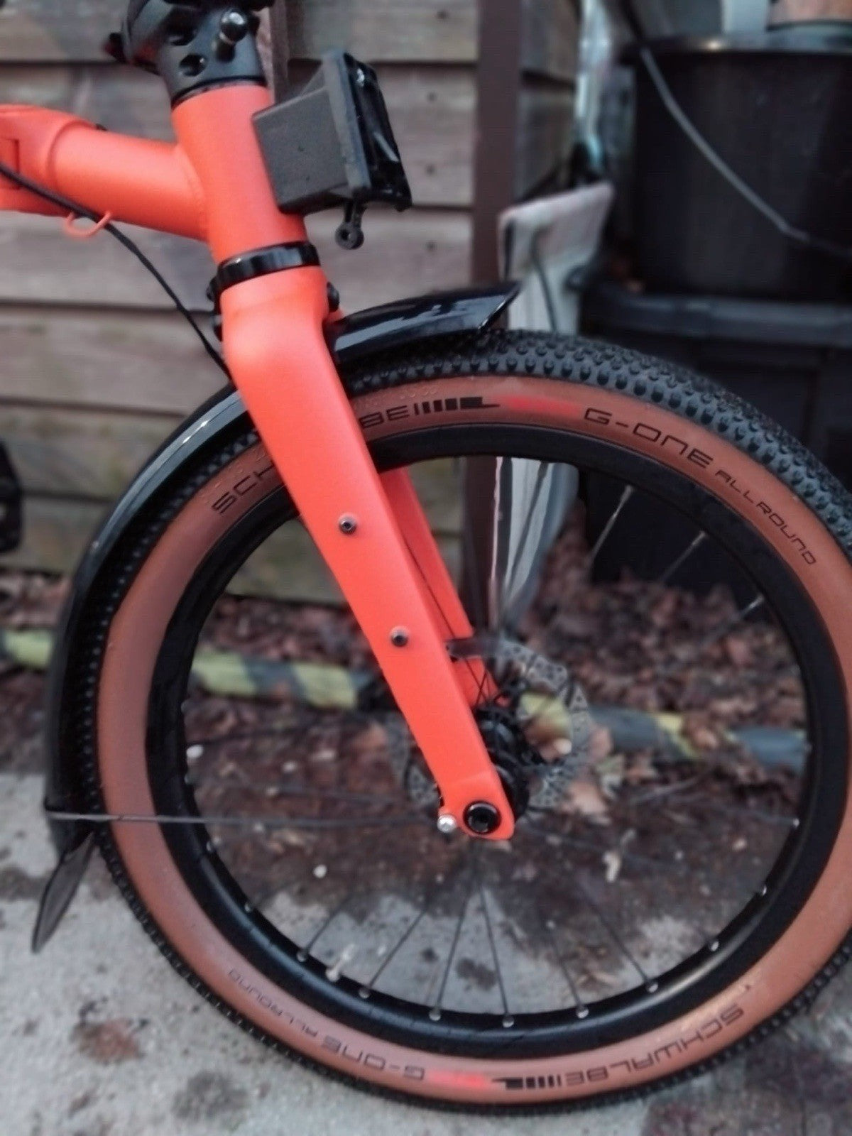 Brompton G Line Folding Bike, large , Adventure Orange, 8 Speed Alfine
