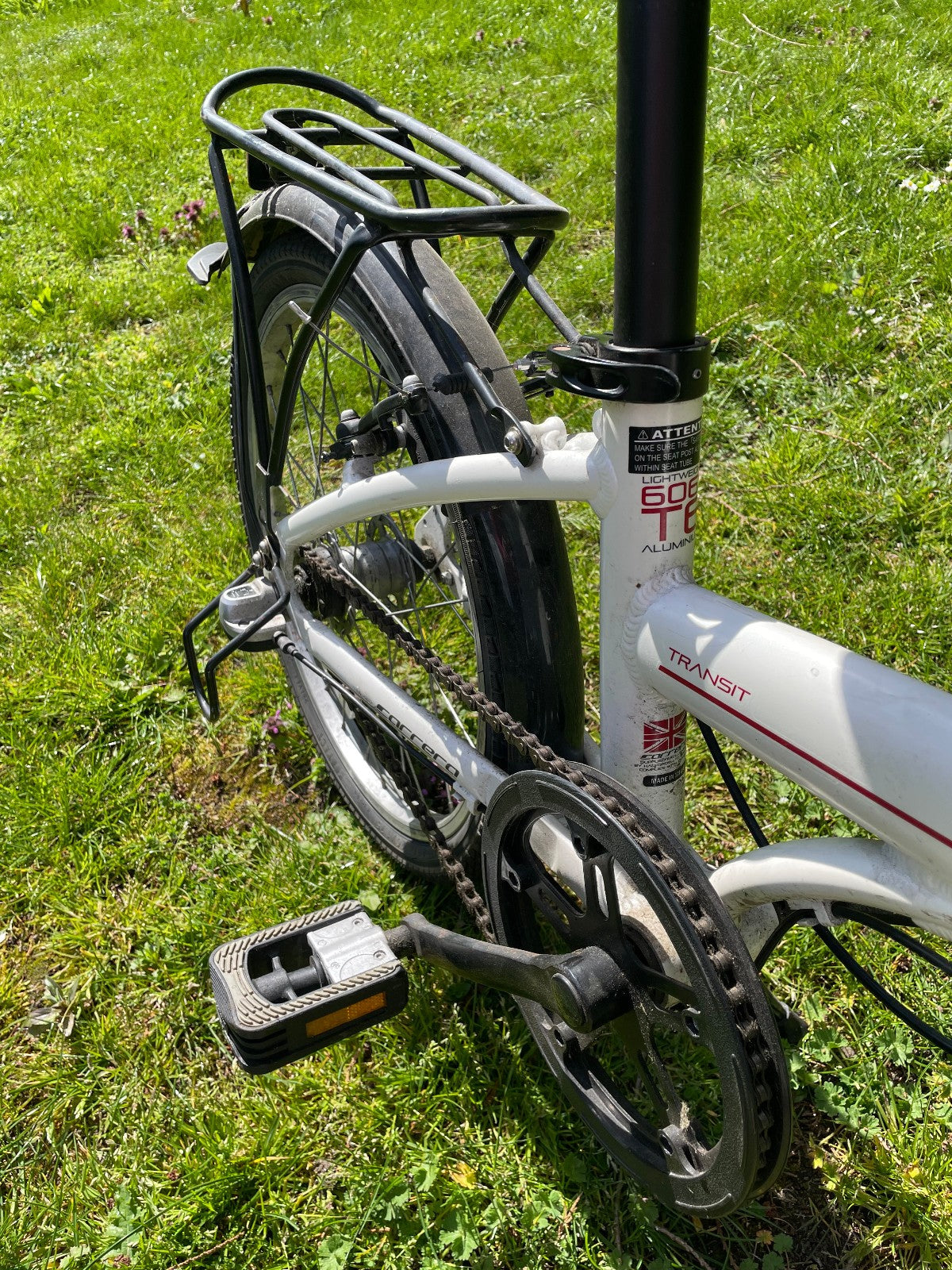 CARRERA Transit Folding 3 Speed NEXUS Hub Gears Bike
