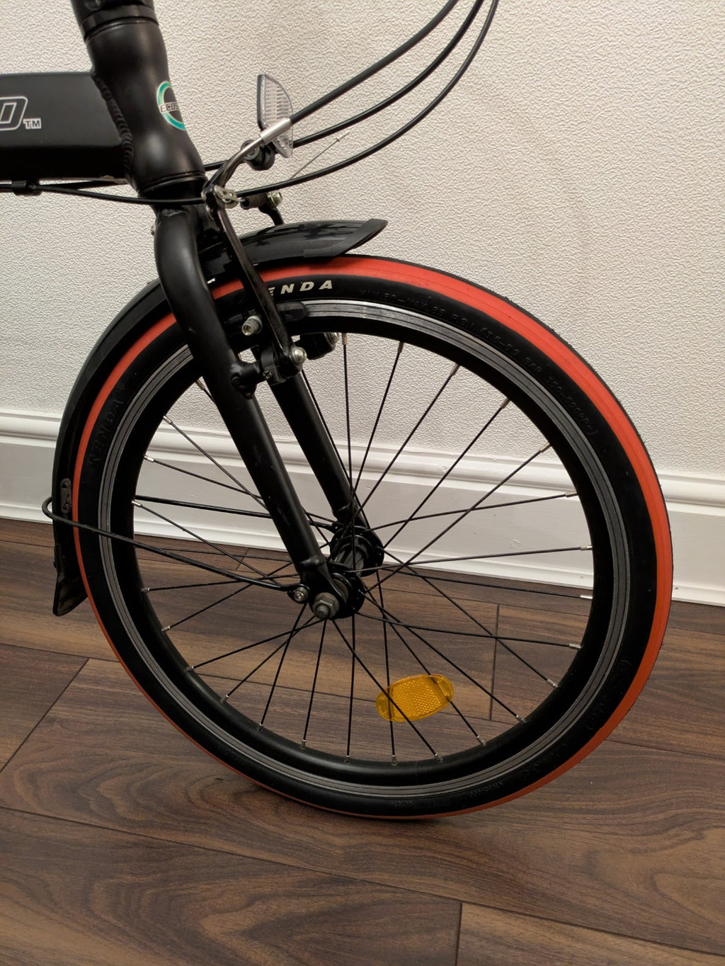 Ecosmo Alloy Folding City Bicycle (20 inch) Black,7 Speed SHIMANO -20AF09BL