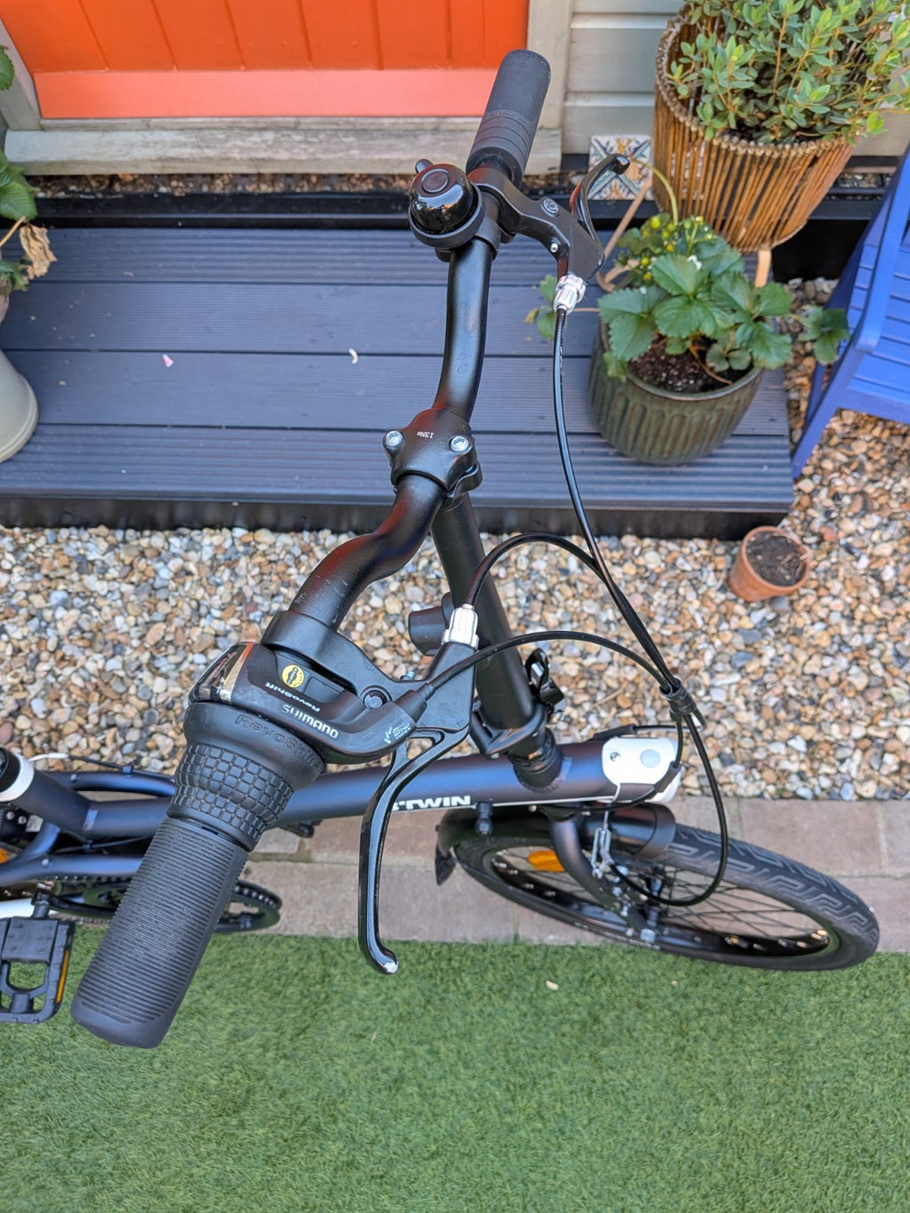 BTWIN Tilt 500 Folding Bike 20-inch Blue Great Condition