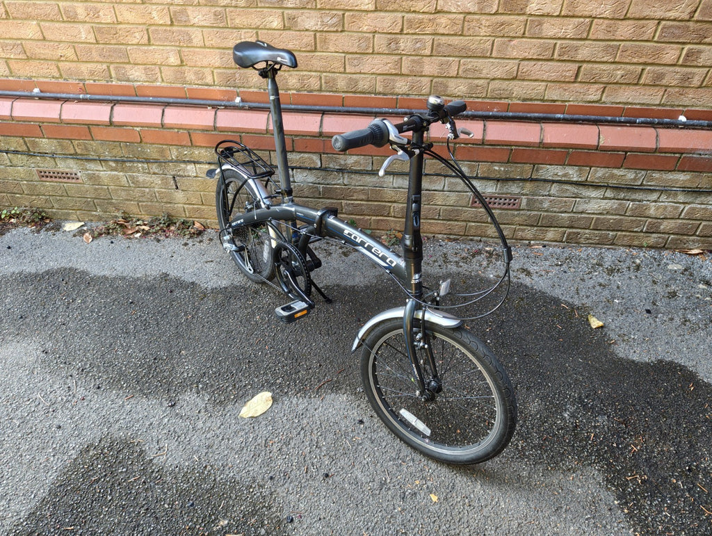 Carrera 20in Folding Bike Equipped Grey/Silver