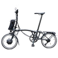 BROMPTON ELECTRIC P LINE 4 SPEED FOLDING BIKE IN BLACK SPARKLE