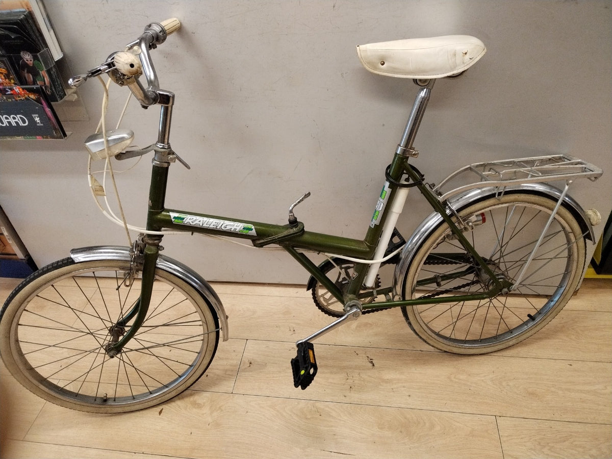 Raleigh Stowaway Twenty  Shopper bike folding bike 1977 good original survivor