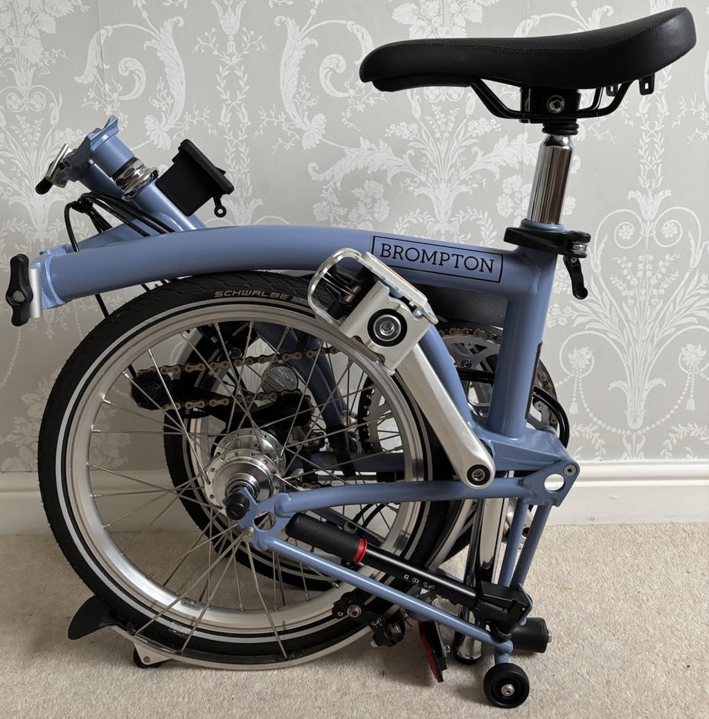Brompton C Line 6 Speed H6L Folding bicycle in Cloud Blue - Test Ridden Only