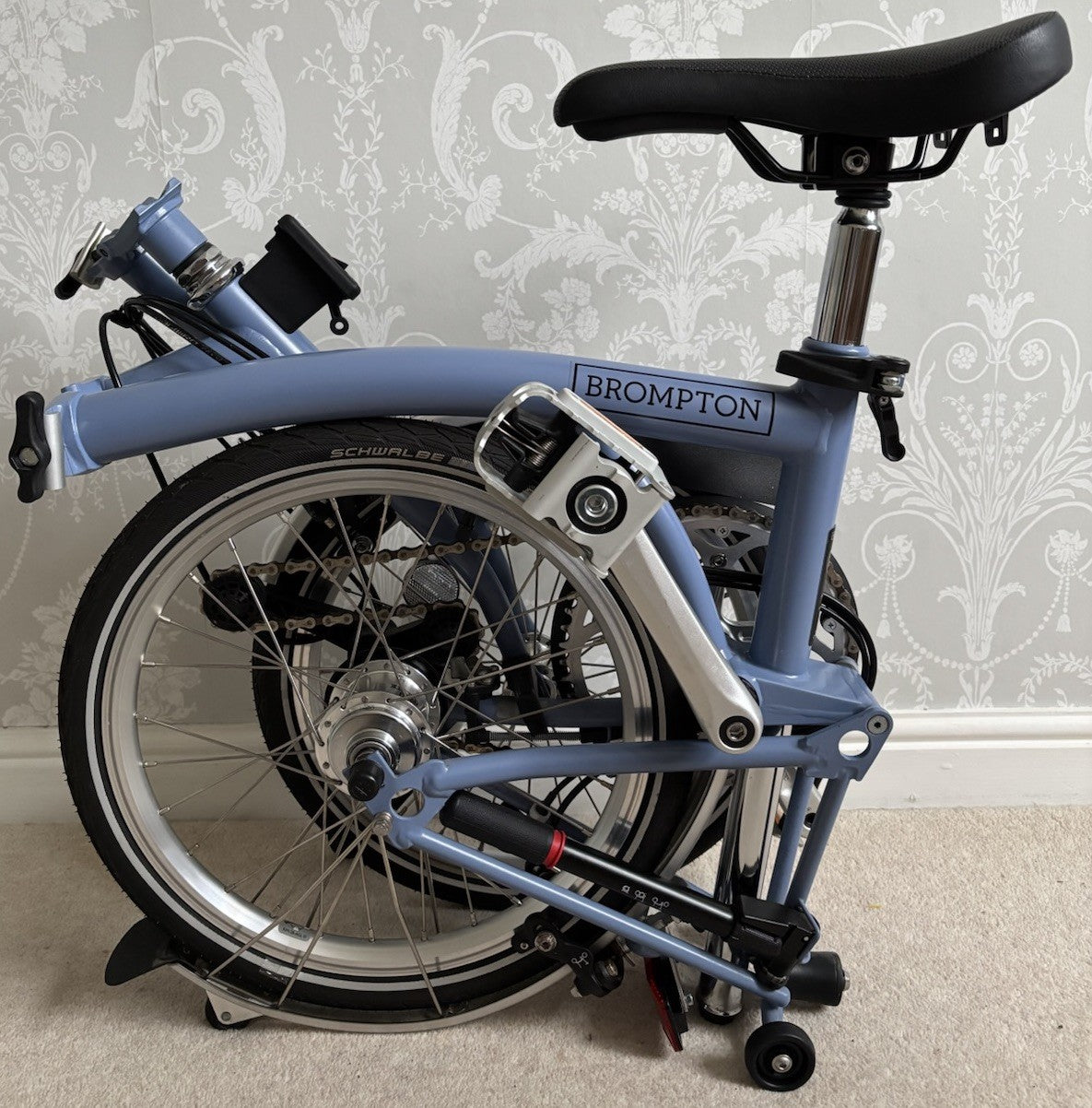 Brompton C Line 6 Speed H6L Folding bicycle in Cloud Blue - Test Ridden Only