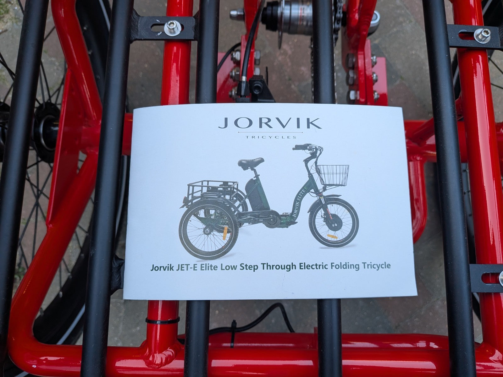 Jorvik Jet E 24 Folding Electric Tricycle, BRAND NEW!,24" WHEELS, DELIVERY POSS.
