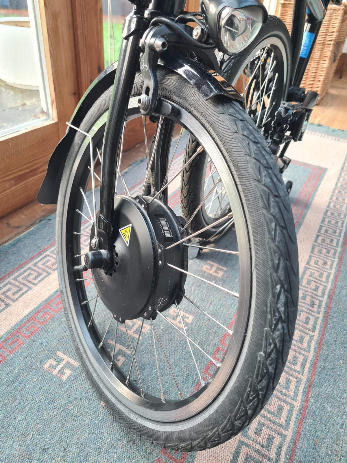 Brompton Electric C Line - 6 Speed - Mid Black + City bag