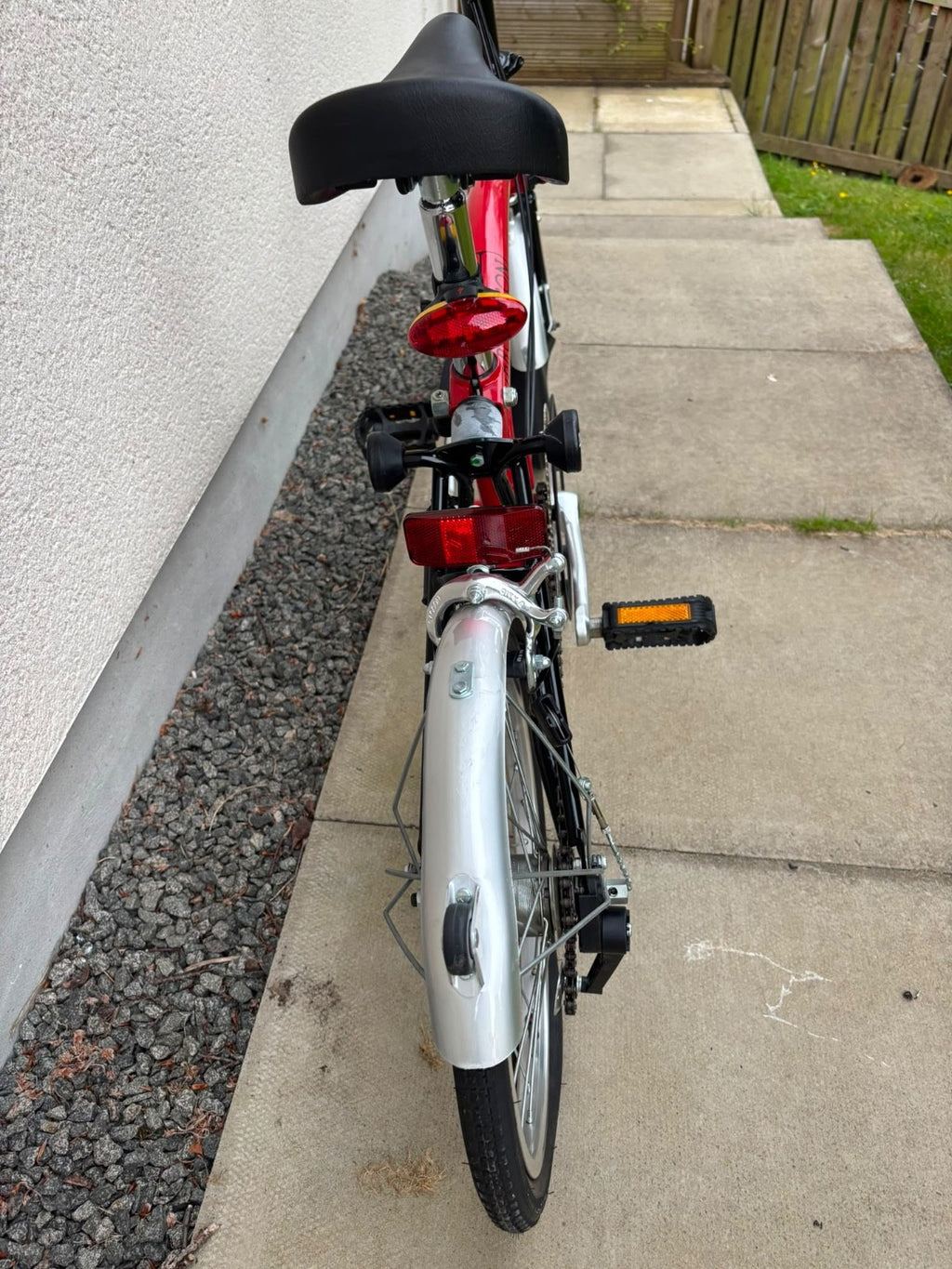 Brompton Folding Bike - Red. 3 speed. Barely used