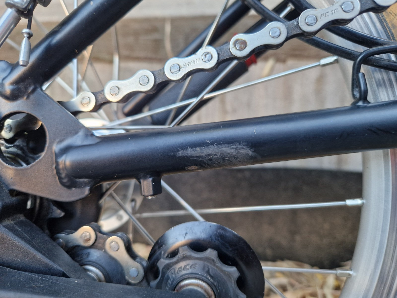 Brompton M3L black - 3 speed - thumb shifter
