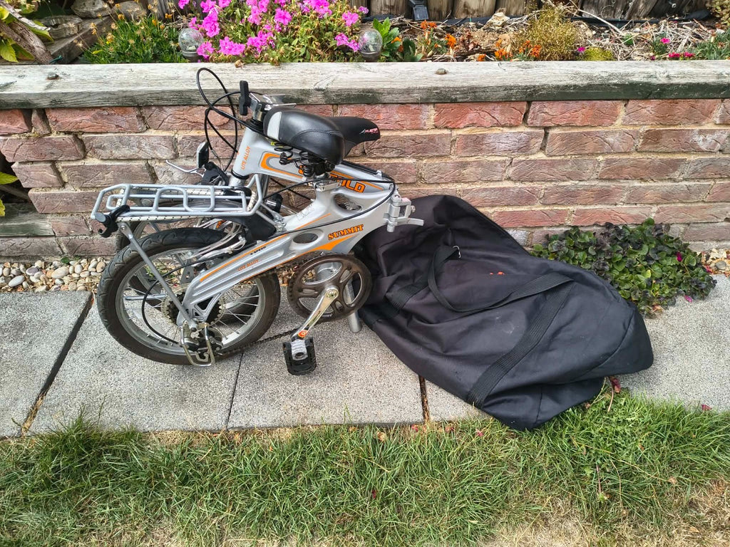 Summit ez-fold folding bike 16" wheels